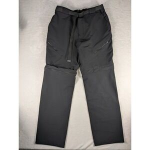 ZOIC XXL Convertible Zip Off Hiking Pants Black Adjustable Waist Women XXL